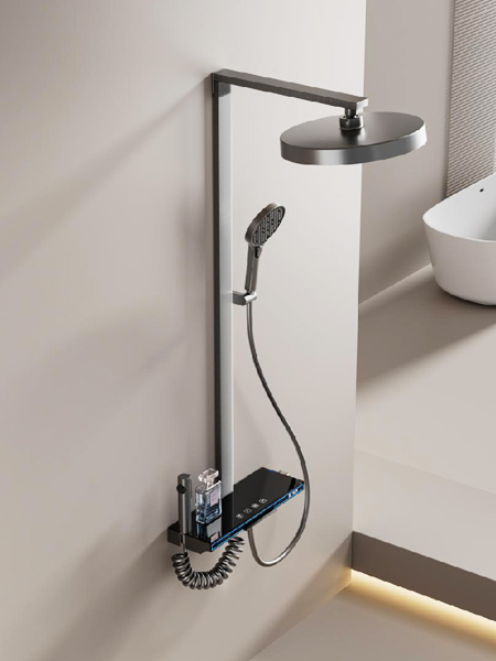 按键四功能淋浴花洒套装 按键四功能淋浴花洒套装