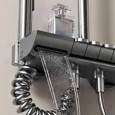 按键四功能淋浴花洒套装