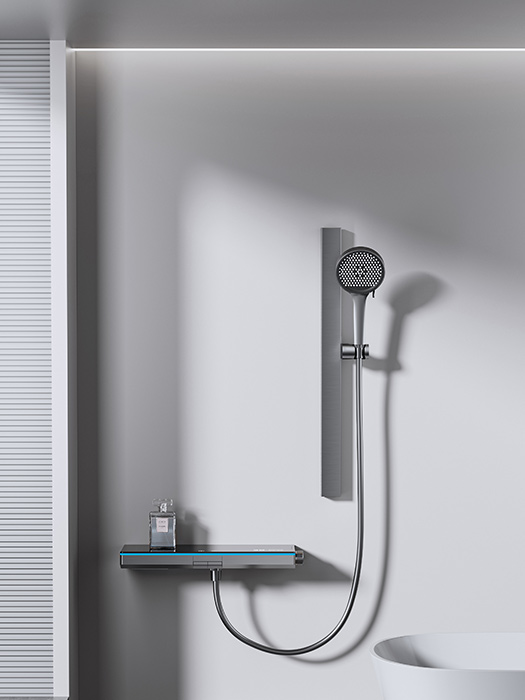按键双功能极简花洒 按键双功能极简花洒