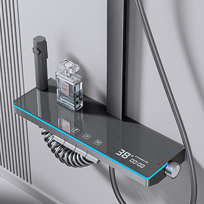 按键四功能花洒套装